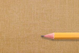 Skyfold Marin Sand with pencil for scale.